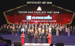 Các doanh nghiệp đạt giải thưởng Sao Vàng Đất Việt 2018