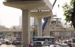 Cấm nhiều phương tiên để hạ ngầm đường sắt Nhổn – ga Hà Nội