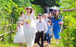 Tấm tắc về đám cưới của cô dâu 1,94m và chú rể 1,4m, cộng đồng mạng rầm rộ chúc phúc