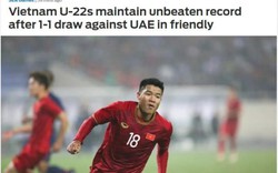 Hòa U22 UAE, báo châu Á thán phục U22 Việt Nam