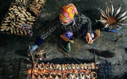 “Ngon số dzách” món cá nướng than hồng vàng ruộm của Nghệ An