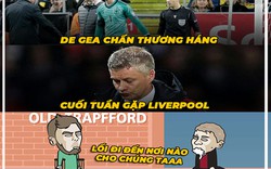 Ảnh chế: MU "hoang mang" khi De Gea chấn thương trước đại chiến Liverpool