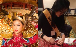 Á hậu Kiều Loan gặp sự cố trang phục tại Miss Grand 2019, fan lo lắng