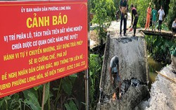 Cần Thơ: Treo băng rôn cảnh báo và đập cầu dẫn vào khu dân cư tự phát