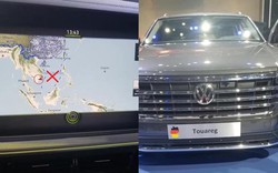 Lại 'đường lưỡi bò' phi pháp trên xe Volkswagen trưng bày tại VMS 2019