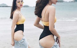 Tư thế không giống ai khi chụp bikini, Trương Quỳnh Anh, "hot girl ngủ gật"... bị chê cười