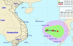 MỚI NHẤT: Áp thấp sẽ thành bão, liên tục mạnh trong 3 ngày tới