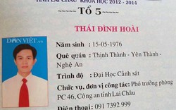 Lai Châu: Trưởng phòng Cảnh sát Kinh tế đã viết đơn xin thôi việc?