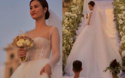 Loạt váy trắng tinh khôi Đông Nhi mặc hóa công chúa trong "siêu đám cưới 10 tỷ"