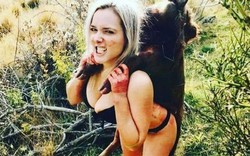 New Zealand: Cô gái nóng bỏng bị dọa giết vì đăng ảnh săn lợn rừng