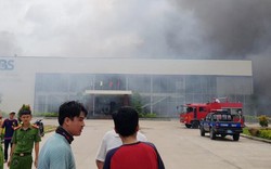 Cháy lớn ở Công ty May Nhà Bè - Sóc Trăng