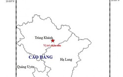 Tiếp tục xảy ra động đất tại tỉnh Cao Bằng