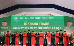 Thanh Hoá: Khánh thành nhà máy chế biến lúa gạo 32 nghìn tấn