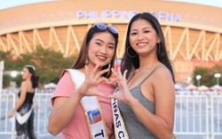 Chùm ảnh: Ngắm người đẹp Philippines tại buổi Lễ khai mạc SEA Games 30