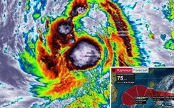 Hết sức cảnh giác với bão KAMMURI giật tới cấp 17