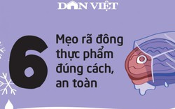 6 mẹo rã đông thực phẩm đúng cách, an toàn