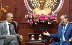 Cựu tổng thống Obama đến TP.HCM