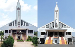 “Thần đèn” ra tay, nhà thờ ngàn tấn ở Sài Gòn thay đổi thế nào sau khi nâng cao lên 2 mét?