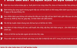 Infograffic: 7 điều cần biết về phòng chống bệnh dịch tả lợn châu Phi