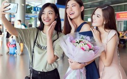 Lương Thùy Linh đọ sắc với Á hậu Kiều Loan, Tường San ngày trở về từ Miss World 2019