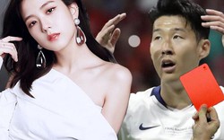 Cầu thủ Son Heung Min đá xấu ăn thẻ đỏ lộ bạn gái xinh đẹp đình đám