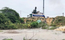 Quảng Bình: Trạm bê tông 494 xả thải thẳng ra môi trường