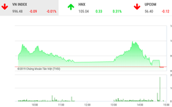 Thị trường chứng khoán ngày 28/10: VnIndex gục ngã trước ngưỡng 1.000 điểm
