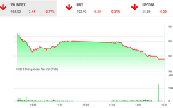 Chứng khoán ngày 17/12: VNIndex lao dốc