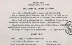 Vi phạm nồng độ cồn khi lái xe, một bác sỹ bị Phó Chủ tịch UBND tỉnh Thái Bình phạt 35 triệu đồng