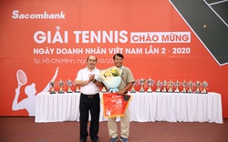 
Sacombank tổ chức giải tennis chào mừng ngày Doanh nhân Việt Nam năm 2020
