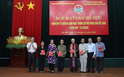 Trung ương Hội Nông dân Việt Nam họp mặt cán bộ hưu trí nhân dịp kỷ niệm 90 năm ngày thành lập Hội