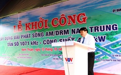 VOV khởi công xây dựng đài phát sóng tại Ninh Thuận, phủ sóng ra quần đảo Hoàng Sa và Trường Sa