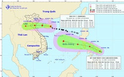 Ngày mai, 14/10, bão số 7 vào vịnh Bắc Bộ, một áp thấp nhiệt đới lại hình thành trên biển Đông