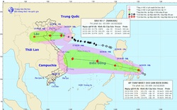 Khẩn: Bão số 7 đang tiến vào đất liền các tỉnh Thái Bình - Nghệ An, áp thấp nhiệt đới có khả năng mạnh thêm