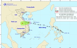 Áp thấp nhiệt đới đã hoành hành trên vùng biển Đà Nẵng - Quảng Ngãi, cảnh báo Thừa Thiên - Huế mưa rất to