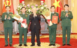 Chủ tịch nước thăng quân hàm Thượng tướng cho Thứ trưởng và Phó Tổng tham mưu trưởng QĐND Việt Nam