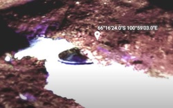 Băng tan tại Nam cực, phát hiện một vật thể lạ được cho là UFO
