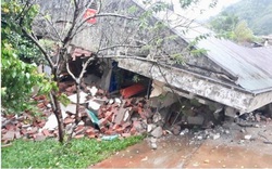 Quảng Bình: Cả quả đồi sụp xuống đồn Biên phòng Cha Lo, nhà đổ nát, hàng chục chiến sĩ thoát nạn