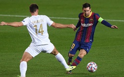 Messi cân bằng kỷ lục của Giggs tại Champions League