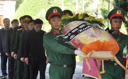 Xúc động Lễ viếng, truy điệu ở quê nhà đại tá Lê Văn Quế, 1 trong 22 Liệt sĩ của Đoàn 337 