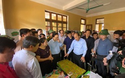 Thủ tướng kiểm tra công tác khắc phục hậu quả mưa lũ tại huyện Quảng Ninh, Quảng Bình