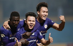 Quang Hải "xé lưới" B.Bình Dương, đưa Hà Nội FC lên đỉnh V.League