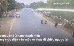 Video: Xe máy đối đầu kinh hoàng, 1 người chết thảm