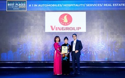 Vingroup là nơi làm việc tốt nhất Việt Nam trong lĩnh vực ô tô, bất động sản, nghỉ dưỡng, giáo dục