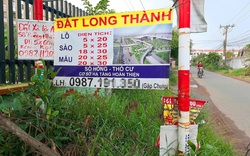 Giá đất gần dự án án sân bay Long Thành bị đẩy cao