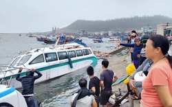 Đảo Lý Sơn tan hoang nhà cửa, tàu thuyền sau khi bão số 9 quét qua