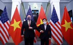 CHÙM ẢNH: Phó Thủ tướng, Bộ trưởng Bộ Ngoại giao Phạm Bình Minh đón, hội đàm Ngoại trưởng Hoa Kỳ