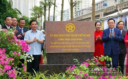 Bí thư và tân Chủ tịch Hà Nội cùng cắt băng thông xe cầu vượt qua mặt hồ đẹp nhất Thủ đô