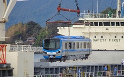 Đoàn tàu đầu tiên của tuyến metro Bến Thành - Suối Tiên sắp đến TP.HCM