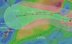 Bão Goni áp sát Biển Đông, hướng vào các tỉnh Đà Nẵng đến Phú Yên